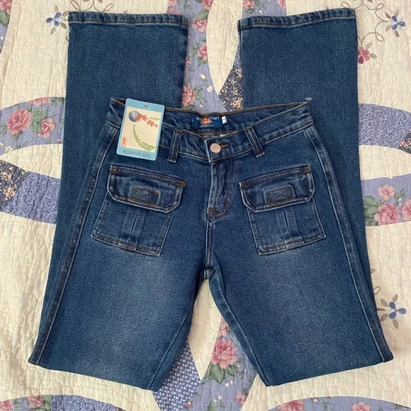 Y2K Low Rise Bootcut Jeans | Low Rise Jeans | Y2K Style Jeans | Bootcut Jeans - Picture 3 of 14